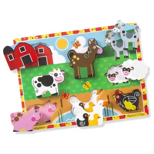 Melissa &amp;amp, Doug Farmske životinje drveni puzzle - Melissa &amp, Doug Cene
