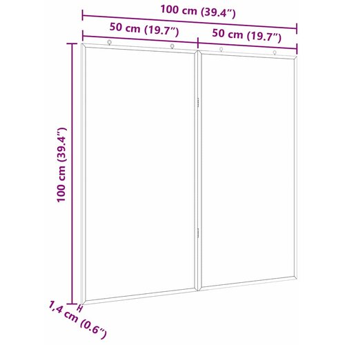  Bilten ploča Crna 100 x 100 x 1,4 cm Masivna borovina Slike