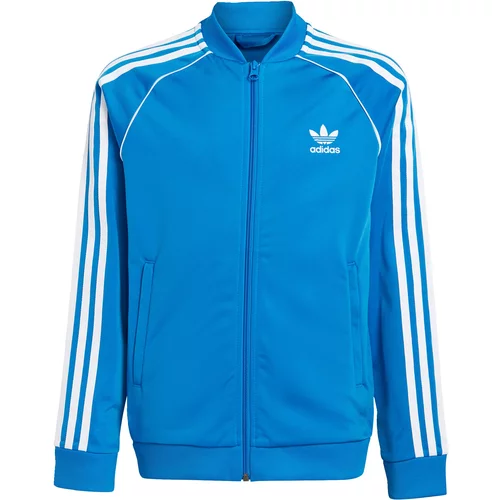Adidas Športna jakna 'Adicolor Sst' modra / bela