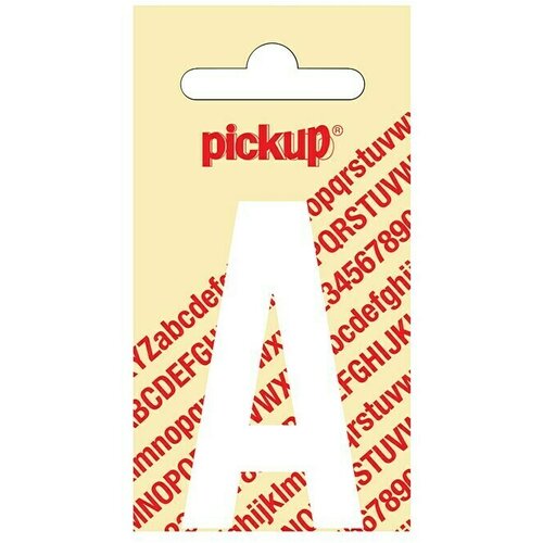Pickup Naljepnica (Motiv: A, Bijele boje, Visina: 60 mm) Slike