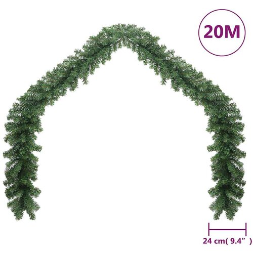 VidaXL Božićna girlanda PVC 20 m Slike