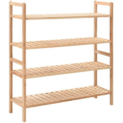 VidaXL Stojalo za čevlje iz trdne orehovine 69x26x81 cm Slike