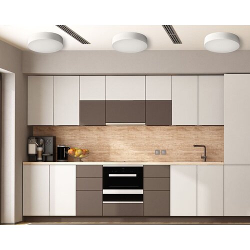 Toolight stropna svjetiljka plafon 30cm okrugla crna app640-2c Slike