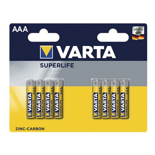Varta Baterije Superlife AAA cink-ogljik 8 pakiranje, (5000554238) Cene