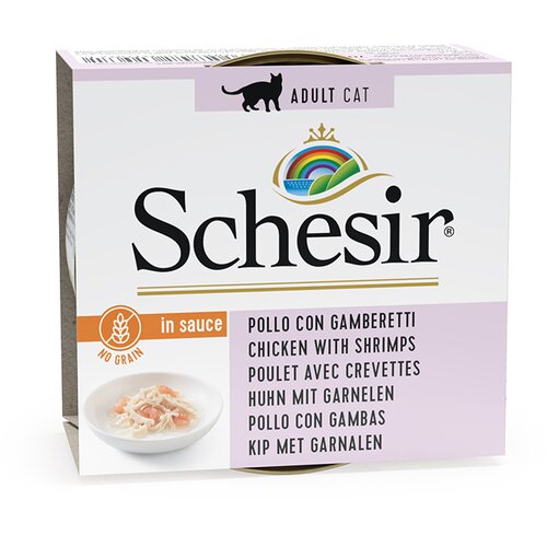  Varčno pakiranje Schesir Natural v omaki 12 x 70 g - Pi&scaron;čanec & kozice Cijene