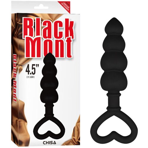  Butt plug Beaded Luv Probe, 15cm, Crni Slike