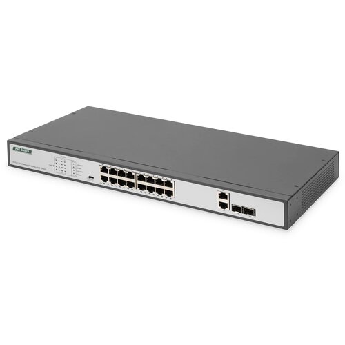 Digitus 16 Port Fast Ethernet PoE Switch, 19 Inch, Unmanaged, 2 Uplinks Cijene