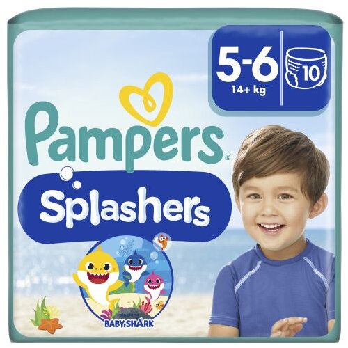 Pampers hlačne pleničke za v vodo splashers velikost 5-6, 14+ kg, 10 kos Cene