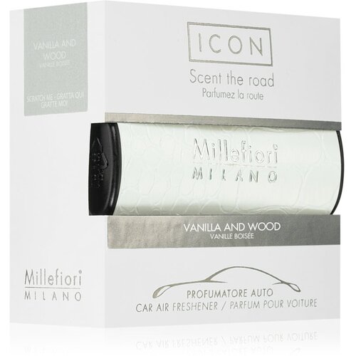 MILLEFIORI Icon Vanilla &amp;amp; Wood miris za auto V. 1 kom Slike