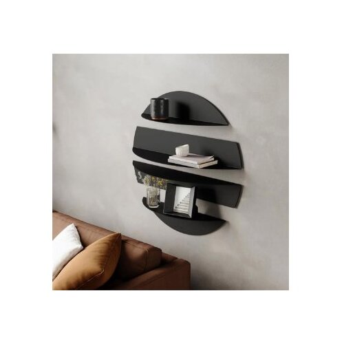Hanah home Dekorativna metalna zidna polica Vlnt 118 Syh Slike