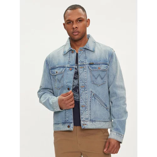 Wrangler Jeans jakna 112350475 Modra Regular Fit