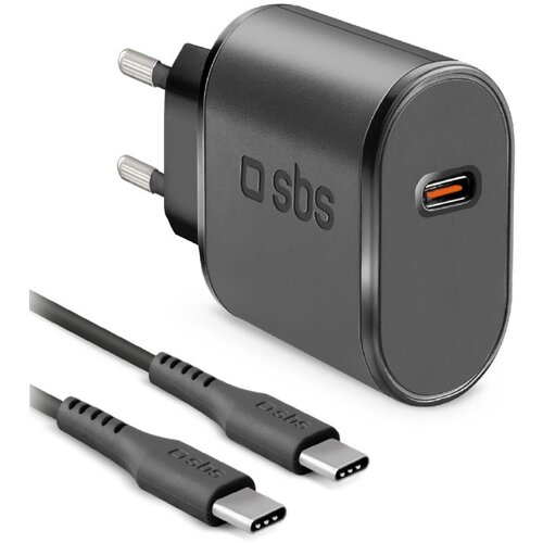 Sbs adapter usb-c 15W + usb-c kabel 1M črn Cene