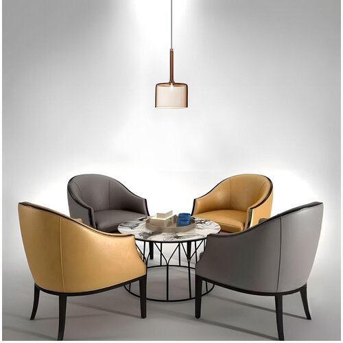 Toolight Stropni luster / zidni APP1698-1CP AMBER A Slike