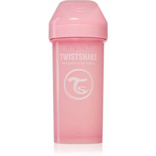 Twistshake Kid Cup Pink steklenička za otroke 12 m+ 360 ml
