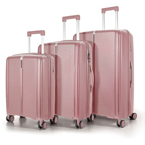  Set kofera R0056, 3 dijela, Roze Cijene