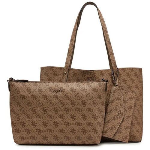 Guess Shopper torba &amp;#039;Brenton&amp;#039; smeđa / svijetlosmeđa Slike