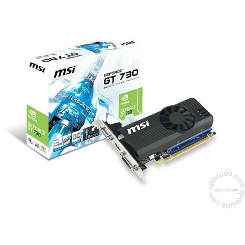 MSI GeForce GT730 2GB DDR5 N730K-2GD5LP/OC grafička kartica Slike