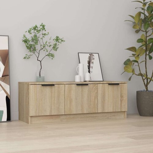 TV omarica sonoma hrast 102x35x36,5 cm inženirski les, (20601135) Slike