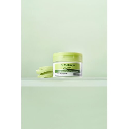 Dr. Melaxin Cactox Pore Relief Jelly Toner Pad blazinice natopljene tonerom za zaglađivanje kože lica i smanjenje pora 60 kom Slike