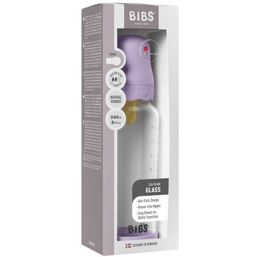 Bibs Boheme set (staklena bočica 120 ml i sisač S), Violet Sky Slike