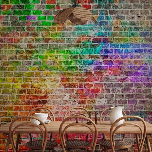  Foto tapeta - Rainbow Wall 100x70 Vodootporna Cene