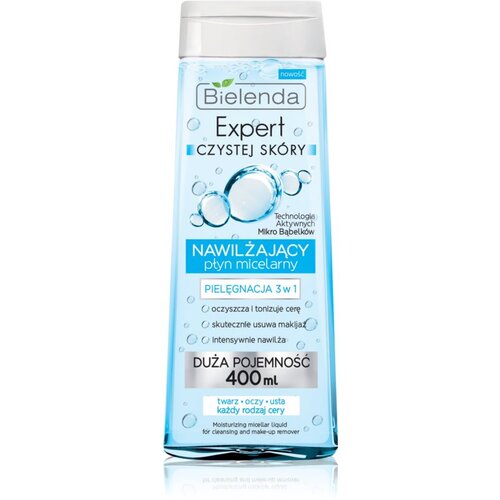 Bielenda Expert Pure Skin Moisturizing micelarna voda za čišćenje 3 u 1 400 ml Cijene