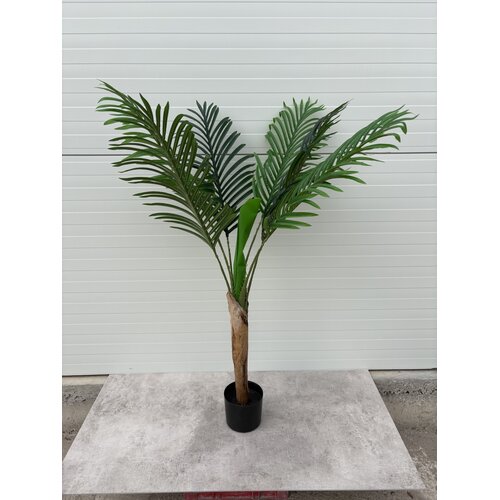 Polydecor Veštačka biljka Fan Palm, 120 cm, Zelena Cene