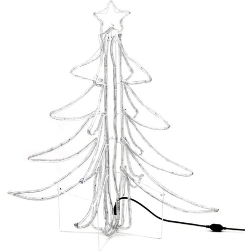  LED sklopiva figura božićno drvce 3 kom topla bijela 87x87x93cm Slike