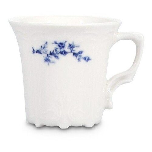 BonBistro Bela/modra porcelanasta skodelica za espresso 110 ml Retro – Cene
