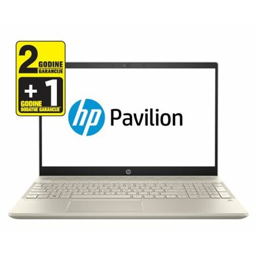 Hp Pavilion 15-cs0007nm 4RN98EA Gold 15.6FHD,Intel i3-8130U/4GB/1TB/16GB Optane/Intel laptop Slike
