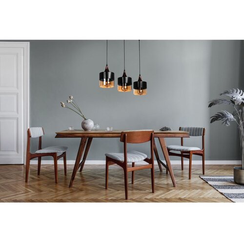 Opviq Sahra 3 L&amp;uuml; Sıralı Sarkıt Siyah Black Chandelier Slike