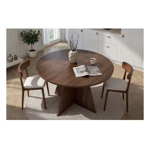 Hanah home trpezarijski sto virella walnut Slike