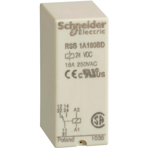 SCHNEIDER APC Schneider Electric Vtični rele 24V DC RSB1A160BD, (21223613) Cene