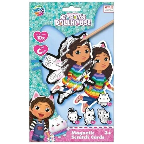 Mga Entertainment Gabinina hi&scaron;ica komplet ustvarjalnih magnetov za hladilnik s praskalkami, 10 kosov Cene