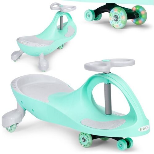 ECO TOYS Wiggle guralica za decu sa led točkovima/ zelena Cene