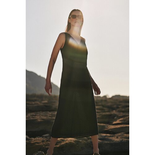 Moodo Women&amp;#039;s knitted dress - black Slike