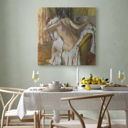  Slika - Edgar Degas &amp;ndash; Woman drying herself 40x40 Premium Print Slike