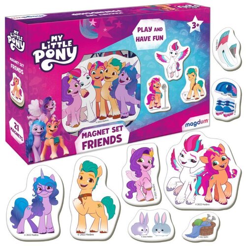 MY Little Pony Friends set magneta rozi Slike