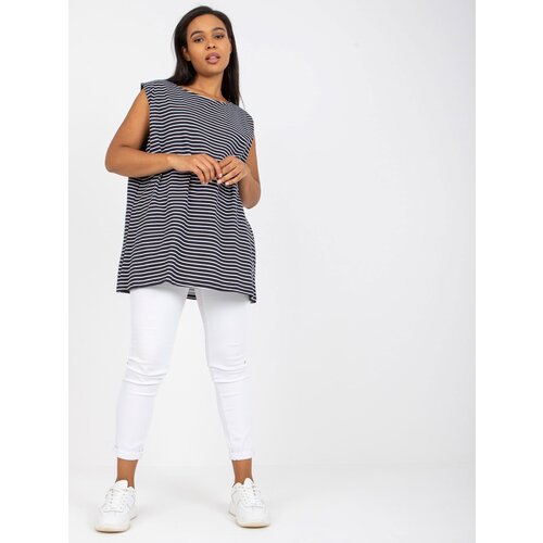 RELEVANCE Top-RV-TP-7951.88-white-navy blue Cene