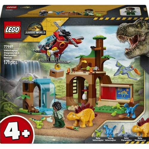 Lego LEGO&amp;reg; Jurassic World - Re&amp;scaron;evanje velociraptorjev, stegozavrov in pteranodonov (77981) Slike