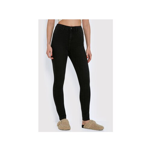 Noisy May Jeans hlače Gaga 27021694 Črna Skinny Fit Slike