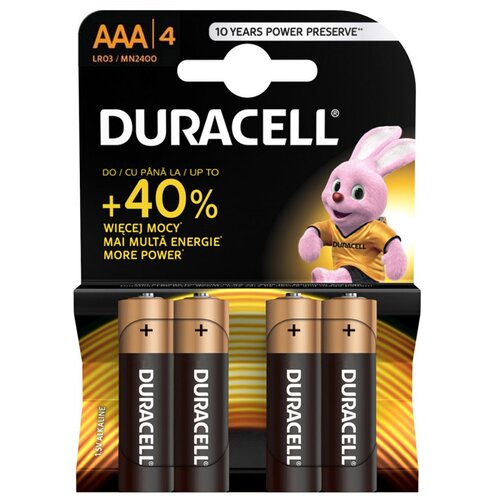  Duracell BASIC LR03 1/ 4 1.5V alkalna baterija pakovanje 4kom Cene