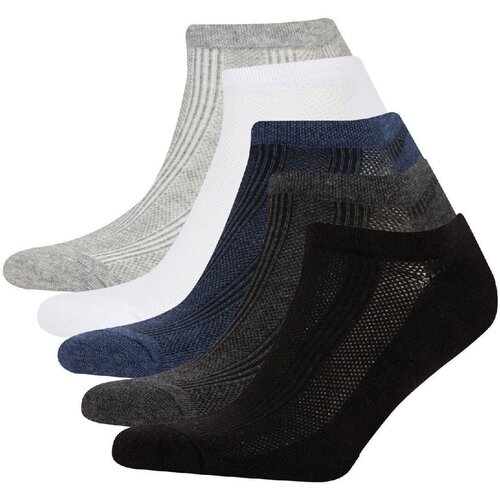 Defacto Men's 5-Pack Cotton Ankle Socks Slike