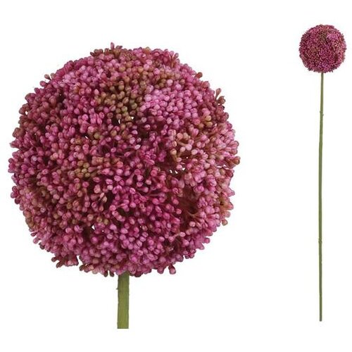  CVIJET ALLIUM 73 CM FUKSIJA PVC Slike