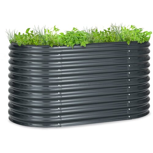Blumfeldt High Grow, podignuta gredica, 160 x 80 x 80 cm, valovito željezo, jednostavna montaža Cijene