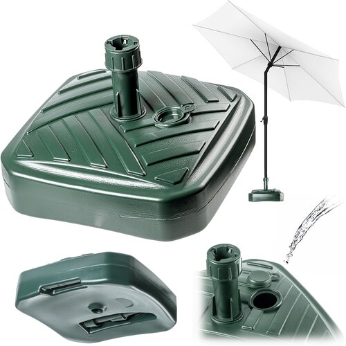 KADAX Podstavek za senčnik, vrtno stojalo za senčnik, kvadratno, 39 cm, utež, (5000356992) Slike