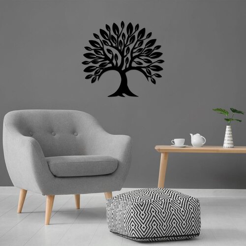 Wallity Zidna dekoracija Monumental Tree 5, 70 x 57 cm, Crna Cene