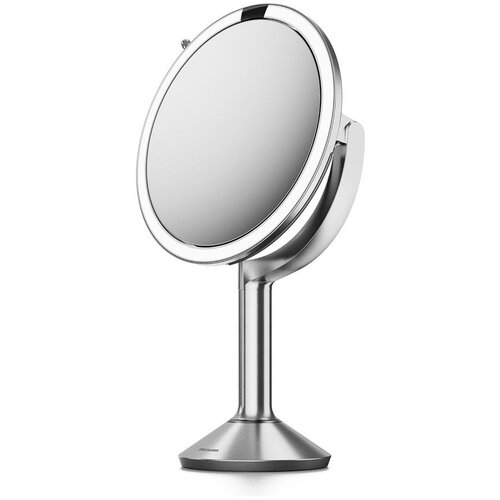 simplehuman Kozmetično ogledalo z lučjo/povečevalno (5x povečava/10x povečava) &oslash; 20 cm Trio &ndash; Cene
