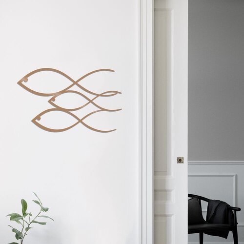Wallity Zidna dekoracija Fish Copper Cene