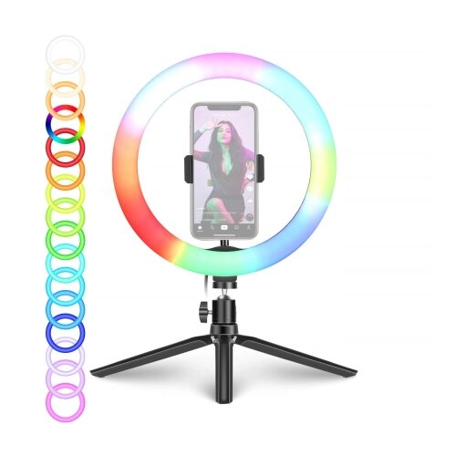  Ring Lamp 12" RGB with stand () Cene